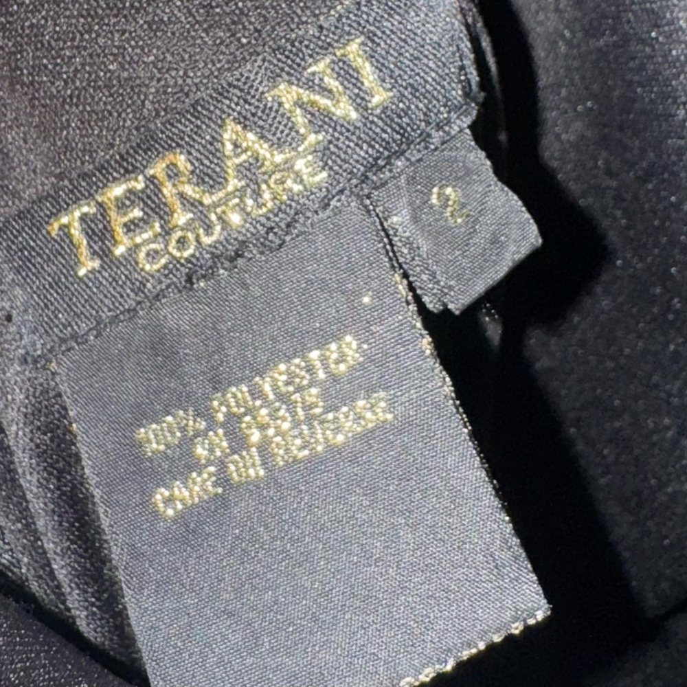 Terani Couture Black Jeweled Cutout Prom Dress Size 2 NWT! - Picture 12 of 12